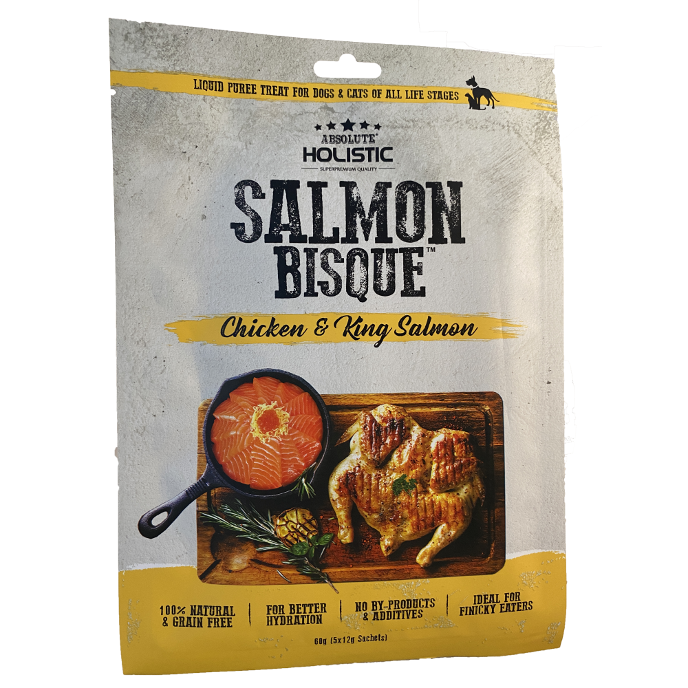 Absolute Holistic Bisqe - Cat Chicken & King Salmon 60g