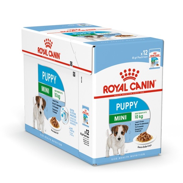 Royal Canin Size Health Nutrition Mini Puppy (WET FOOD - Pouches) - Box
