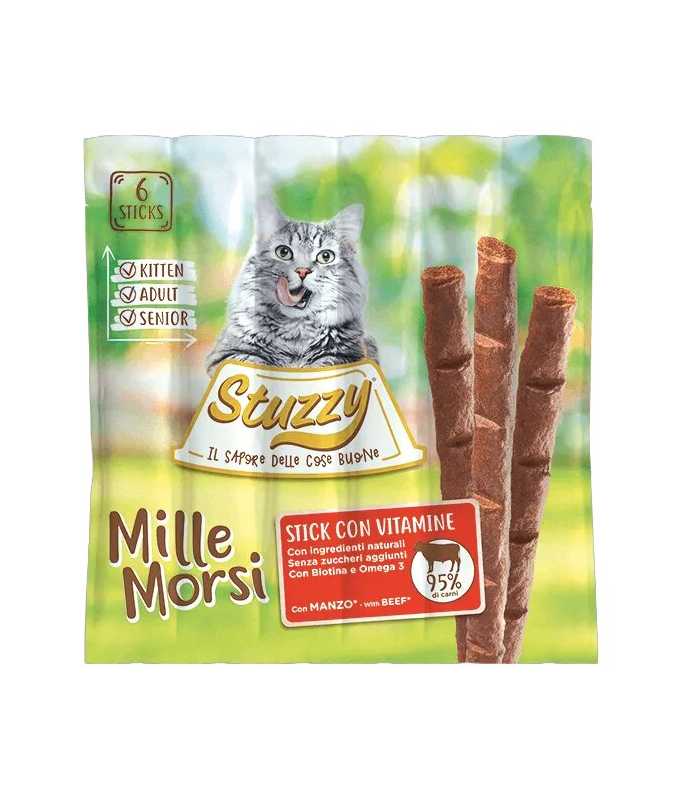 Stuzzy Cat Sticks Millemorsi for Sterilized Cats with Beef 5g