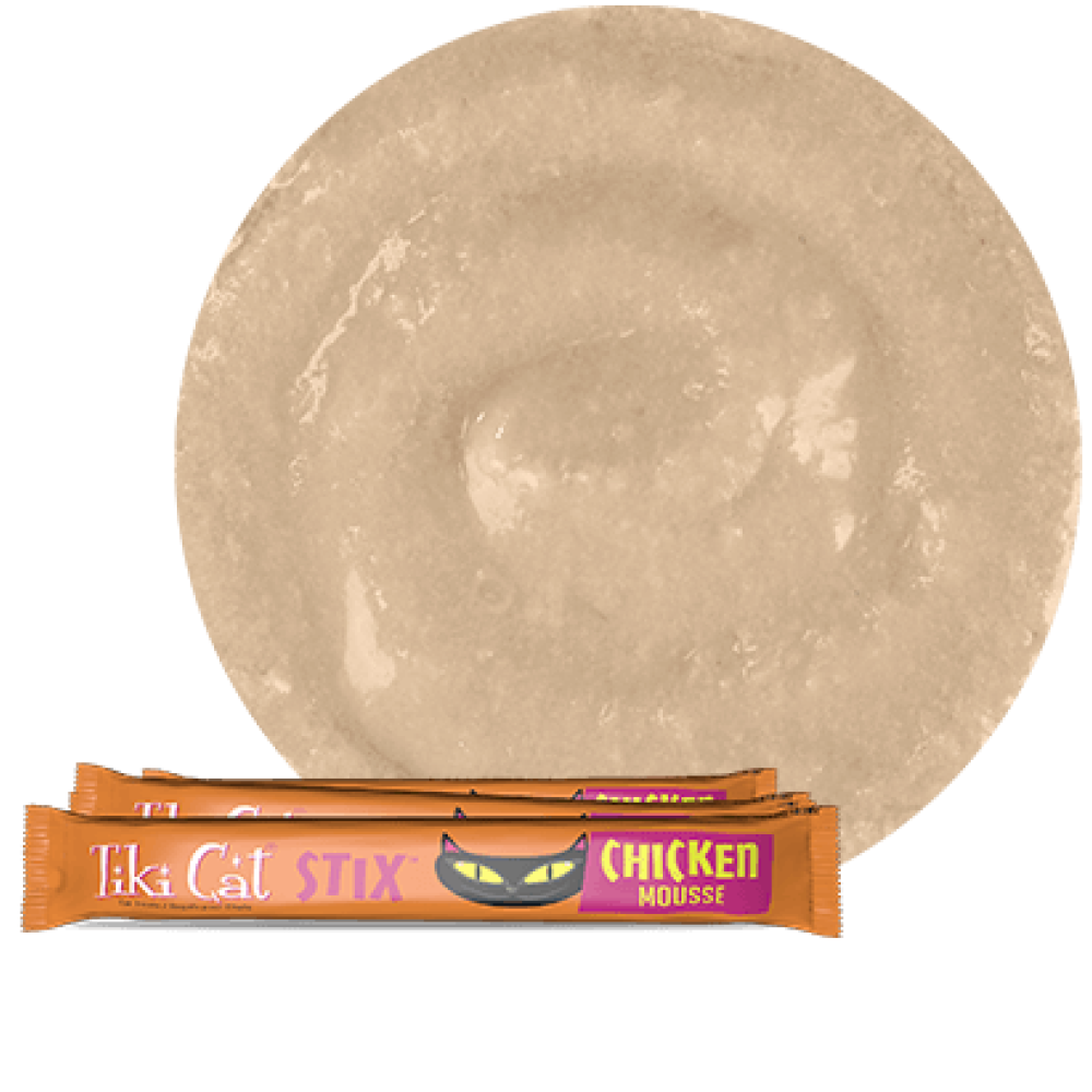 Tiki Cat Stix Treats Chicken Mousse Single-Serve Tray 1pc 