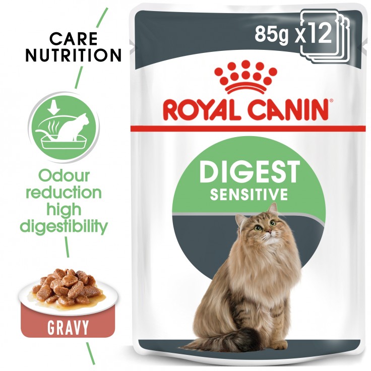 Royal Canin Feline Care Nutrition Digest Sensitive Gravy (WET FOOD - Pouches)