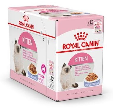 Royal Canin Feline Health Nutrition Kitten Jelly (WET FOOD - Pouches) - Box